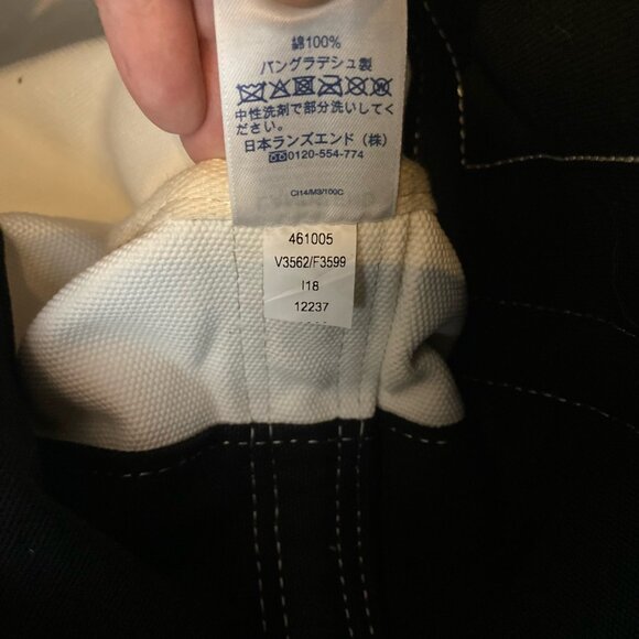 Lands’ End Canvas Tote Bag – Zip Top - Like new - Picture 12 of 12